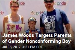 James Woods Targets Parents of Gender Nonconforming Boy