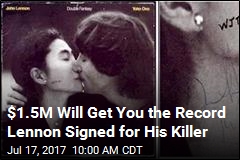 Album John Lennon Signed for Killer on Sale for $1.5M