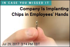 Tech Company Is First in US to Chip Employees