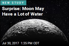 Lots of Water May Lie Below Moon&#39;s Surface