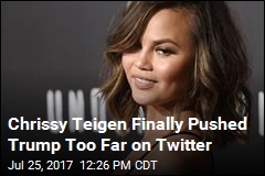 Chrissy Teigen: 5 Words Got Me Twitter-Blocked by Trump