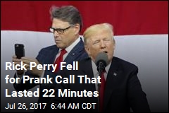 Rick Perry Falls for Prank Call About Pig Manure