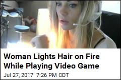 Gamer Lights Hair on Fire During Livestream