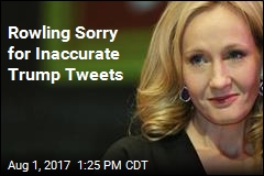 Rowling Apologizes for Trump Tweets, Though Not to Trump Himself