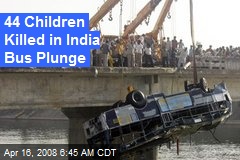 44 Children Killed in India Bus Plunge