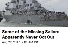 Sailors&#39; Remains Found Inside Damaged Navy Ship