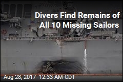 Divers Find Remains of All 10 Missing Sailors