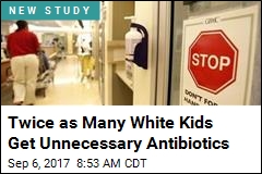 Unnecessary Antibiotics Prescribed More to White Kids