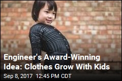 Student Designs Clothes That Grow Along With Kids