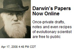 Darwin's Papers Now Online
