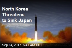 North Korea Threatens to Sink Japan