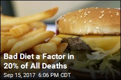 Eating Poorly a Factor in 1 in Every 5 Deaths Worldwide