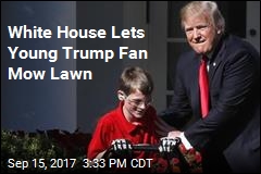 11-Year-Old Lives Dream of Mowing White House Lawn
