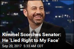 Kimmel Calls Senator a Liar Over &#39;Jimmy Kimmel Test&#39;