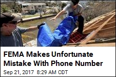 FEMA Makes Unfortunate Mistake With Phone Number