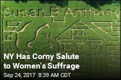 NY Has Corny Salute to Women&#39;s Suffrage