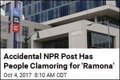 Accidental NPR Post Has People Clamoring for &#39;Ramona&#39;
