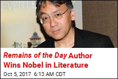 Remains of the Day Author Wins Nobel in Literature