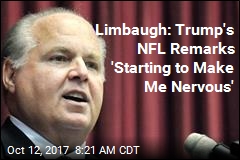 Limbaugh: &#39;Very Uncomfortable&#39; With Trump&#39;s Pressure on NFL
