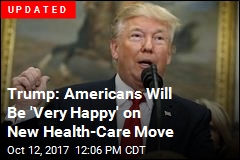 Trump Takes a Big Shot at ObamaCare on Thursday