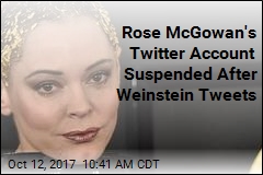 Amid Firestorm of Weinstein Tweets, Rose McGowan&#39;s Account Suspended