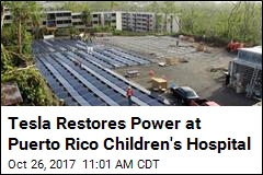 Power Restored at Puerto Rico Hospital, Thanks to Tesla
