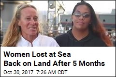 Women Lost at Sea Set Foot on Land, Thank Rescuers