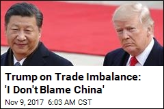 Trump on Trade Imbalance: &#39;I Don&#39;t Blame China&#39;