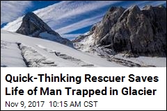 He Spent 5 Days Trapped in a Glacier. Finally, a Rescue