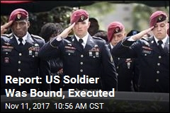 Report: US Soldier Was Bound, Executed