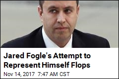 Jared Fogle&#39;s Attempt to Represent Himself Flops