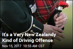 Driver to Cop: I Was Playing &#39;Air Bagpipes&#39;