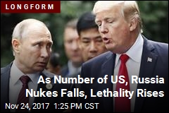 As Number of US, Russia Nukes Falls, Lethality Rises