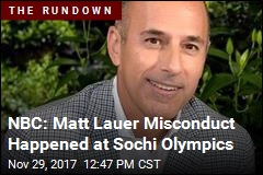 NYT , Variety Both Working on Matt Lauer Exposes