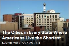 The Cities in Every State Where Americans Live the Shortest
