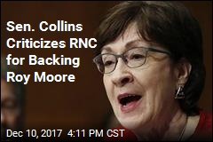 Sen. Collins: RNC&#39;s Choice to Back Moore a &quot;Mistake&quot;