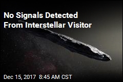 No Signals Detected From Interstellar Visitor