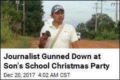 Mexican Journalist Killed at Son&#39;s Christmas Pageant