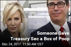 Someone Gave Treasury Sec a Box of Poop