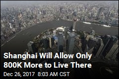 Shanghai Will Allow Only 800K More to Live There