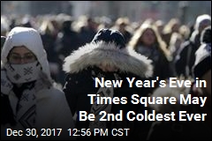 New Year&#39;s Eve in Times Square May Be 2nd Coldest Ever