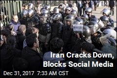 Iran Cracks Down, Blocks Social Media