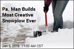 He Had a Ton of Snow and a Shovel. Then, a Better Idea