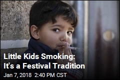 Strange Festival Tradition: Kids Smoking Cigarettes