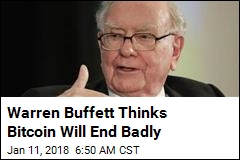 Buffett: Cryptocurrencies &#39;Will Come to Bad Ending&#39;