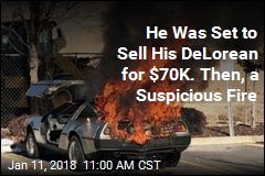 Tale of Bizarre DeLorean Fire Ignites Suspicion