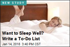 Writing a To-Do List May Be the Key to a Good Night&#39;s Rest