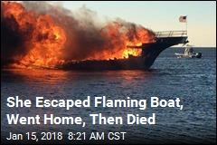With Casino Boat in Flames, Only Option Was to Jump