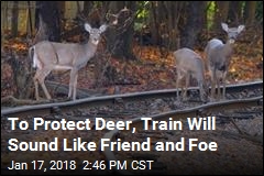 To Protect Deer, Train Barks Like a Dog