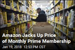 Amazon Jacks Up Price of Monthly Prime Membership